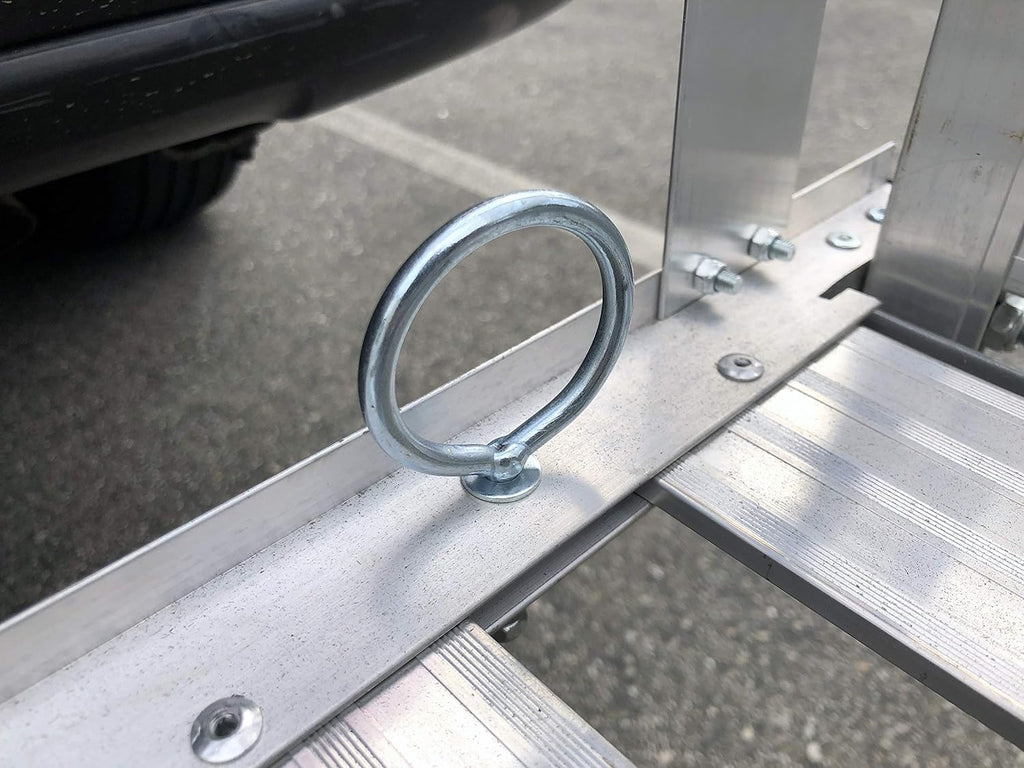 Aluminum Hitch Mount Wheelchair Carrier with 47" Ramp M3985