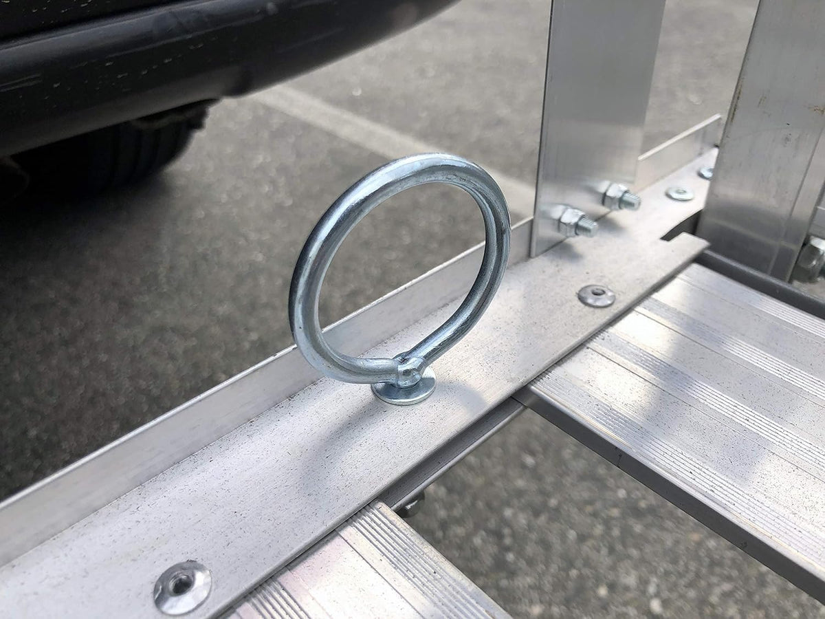 Aluminum Hitch Mount Wheelchair Carrier with 47" Ramp M3985