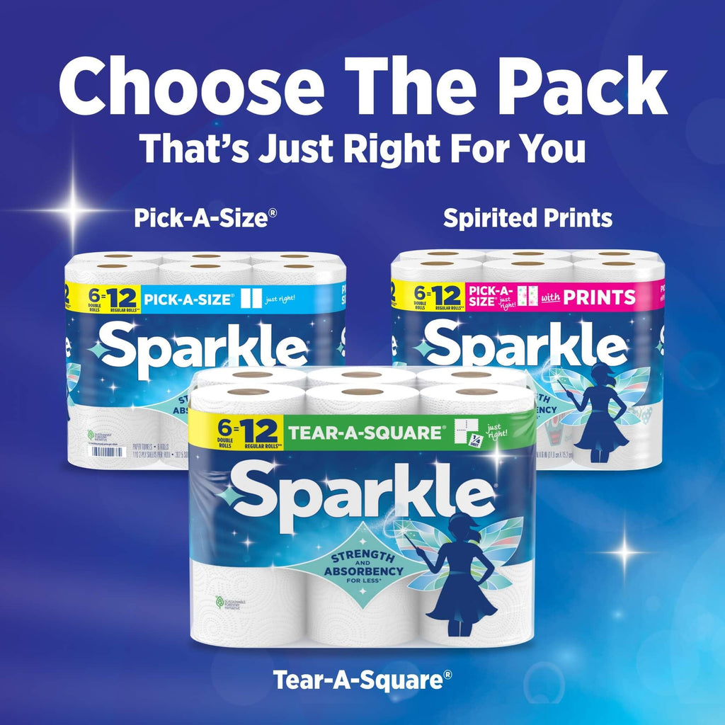 2-Ply Paper Towels, 6 Double Rolls I21855