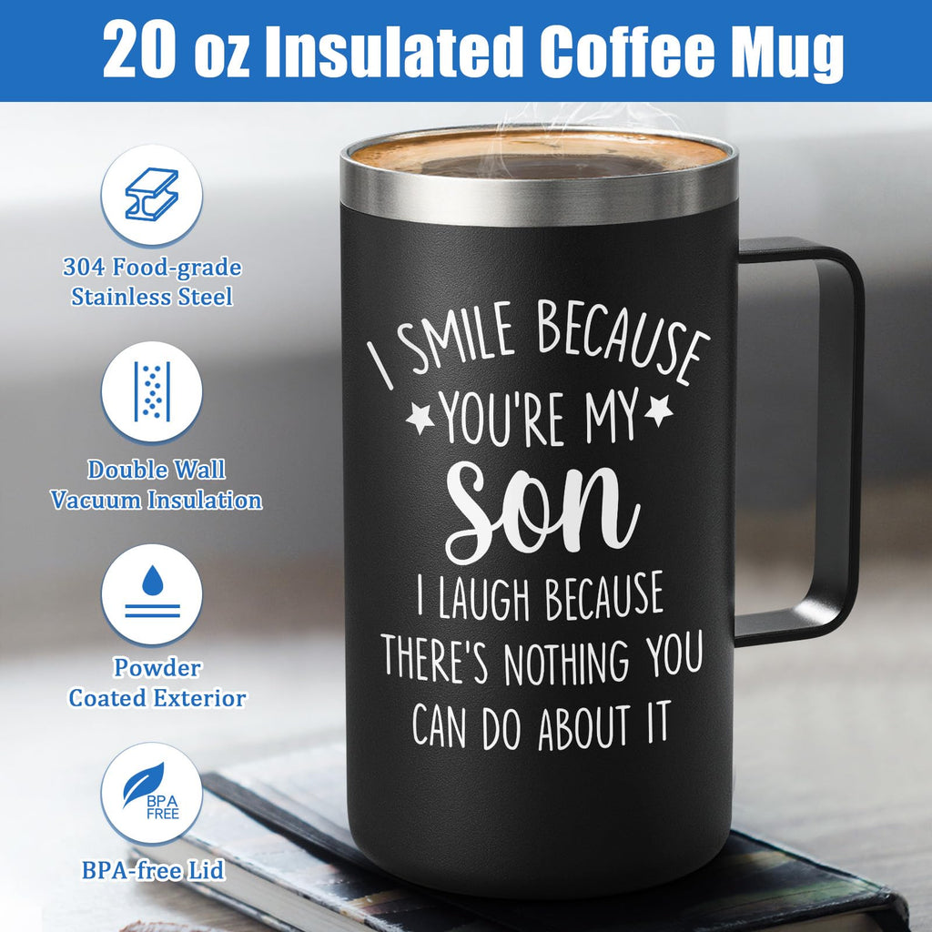 20oz Stainless Steel Insulated Coffee Mug U821