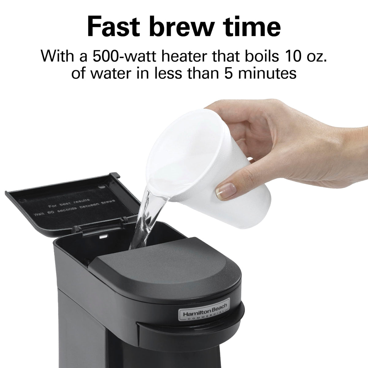 Black Single Serve Pod Coffeemaker T12313