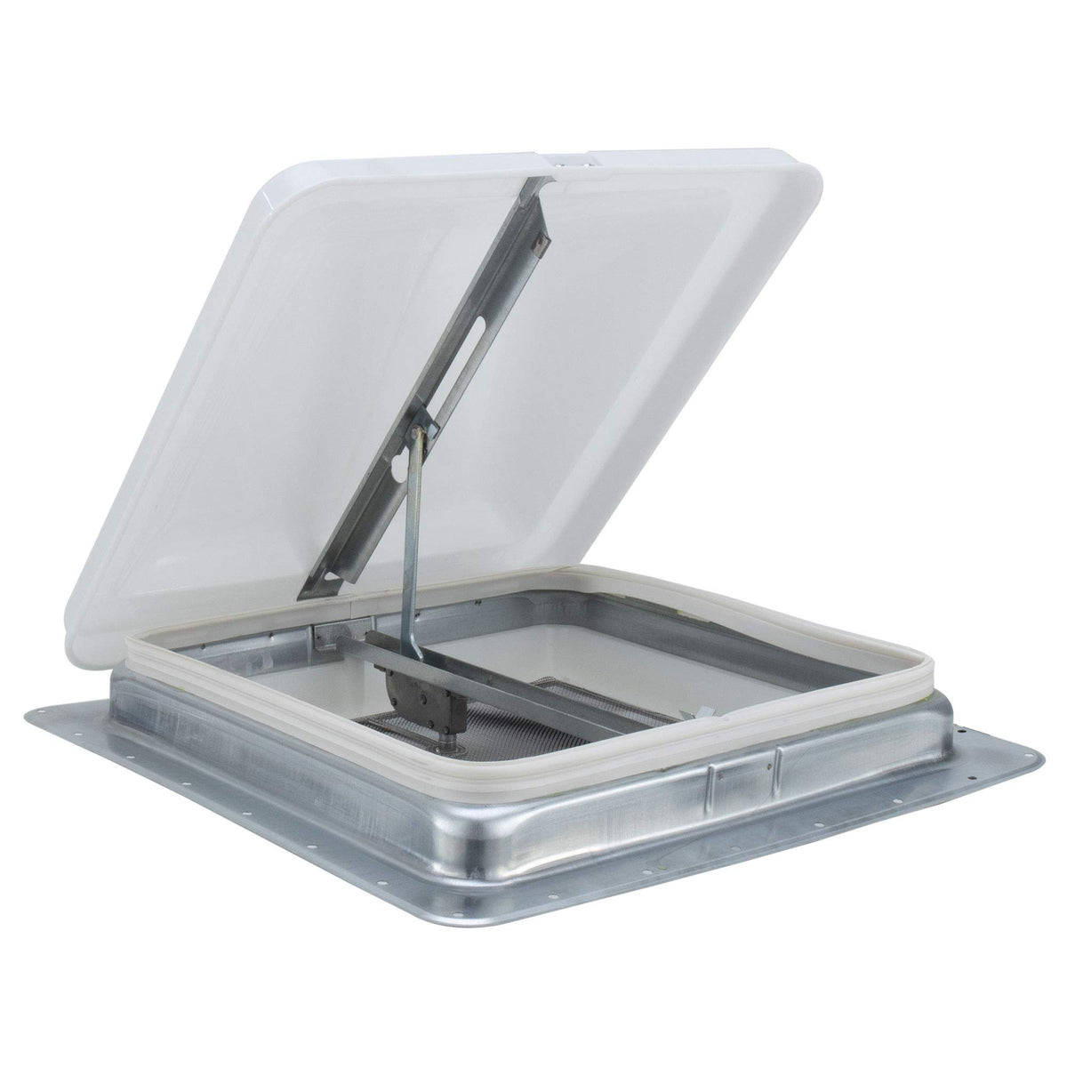 14" White RV Roof Vent Kit with Butyl Tape O382