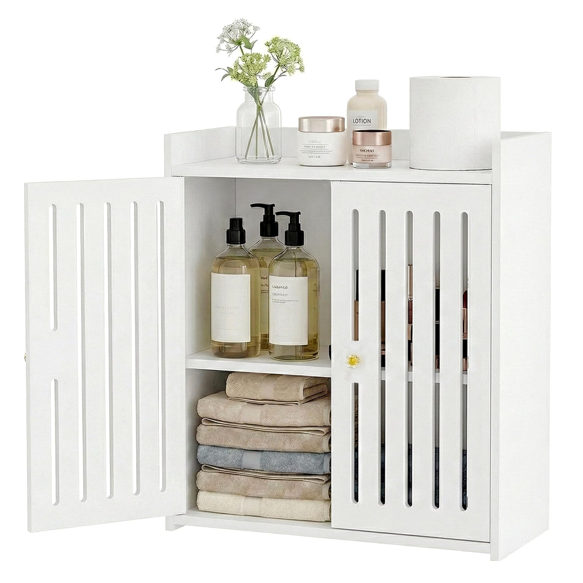3-Tier Wall Bathroom Storage Cabinet M189297