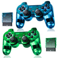 Wireless Controller Double Vibration ClearBlue and ClearGreen L925