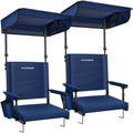 Stadium Seat with Sunshade Canopy and Back Support Z819