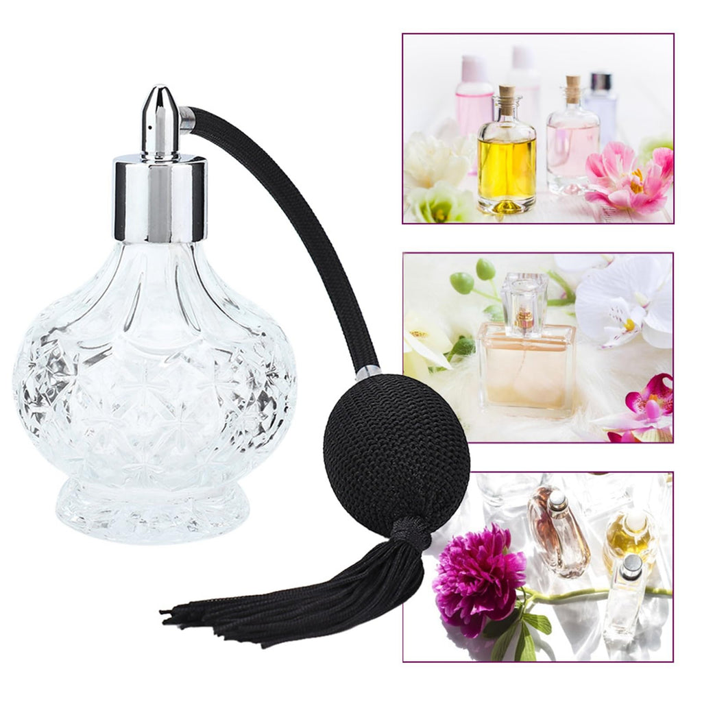 Glass Perfume Bottle Refill Spray Bottle Atomizer 80ml D202226
