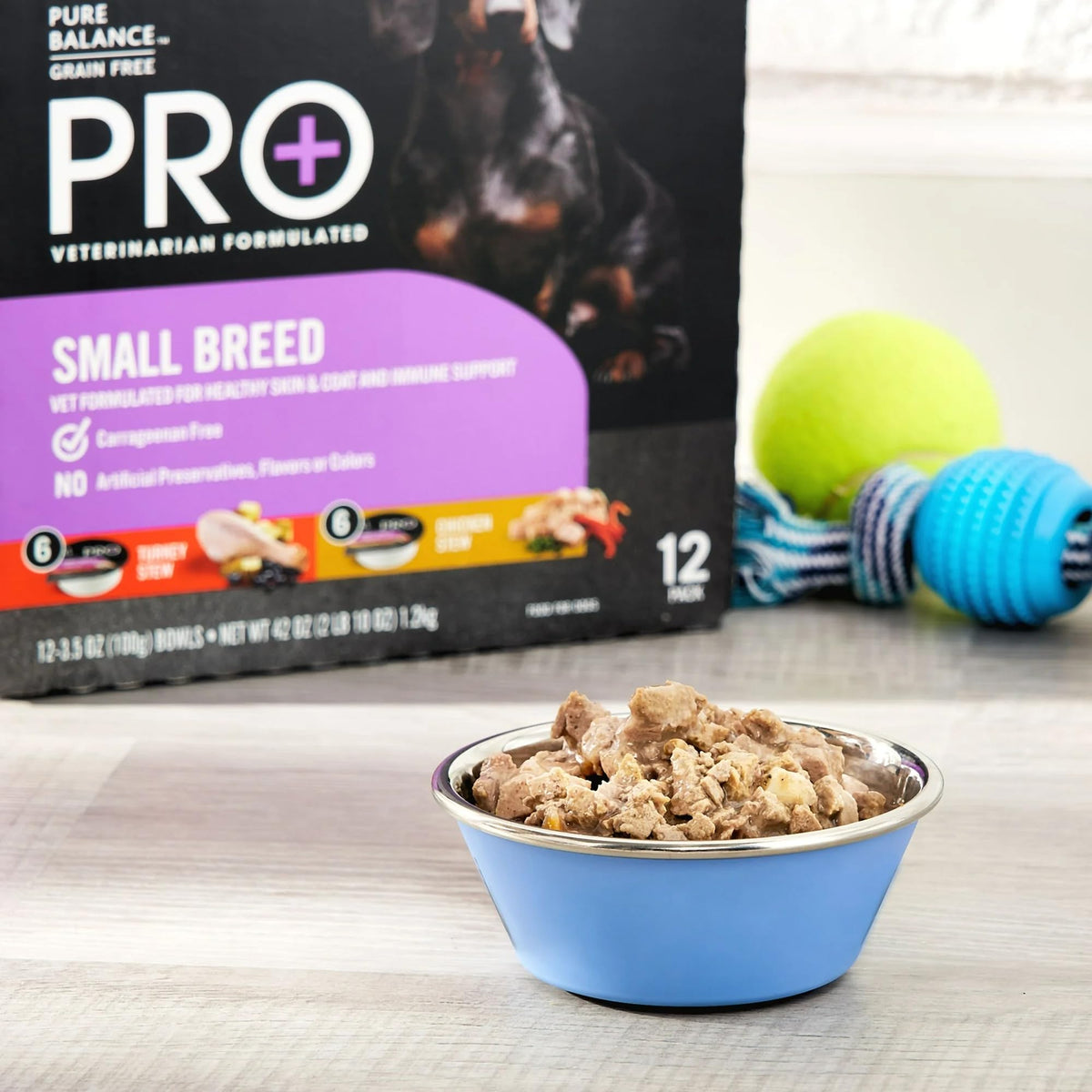 Turkey Stew & Chicken Stew Grain-Free Wet Dog Food 3.5 oz Cups D7203
