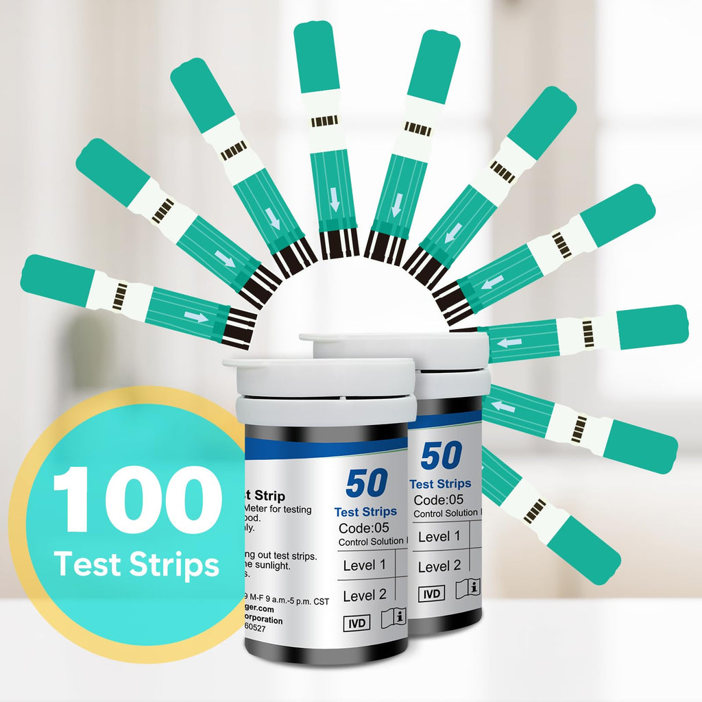 Blood Glucose Test Strips 100-Count U718897