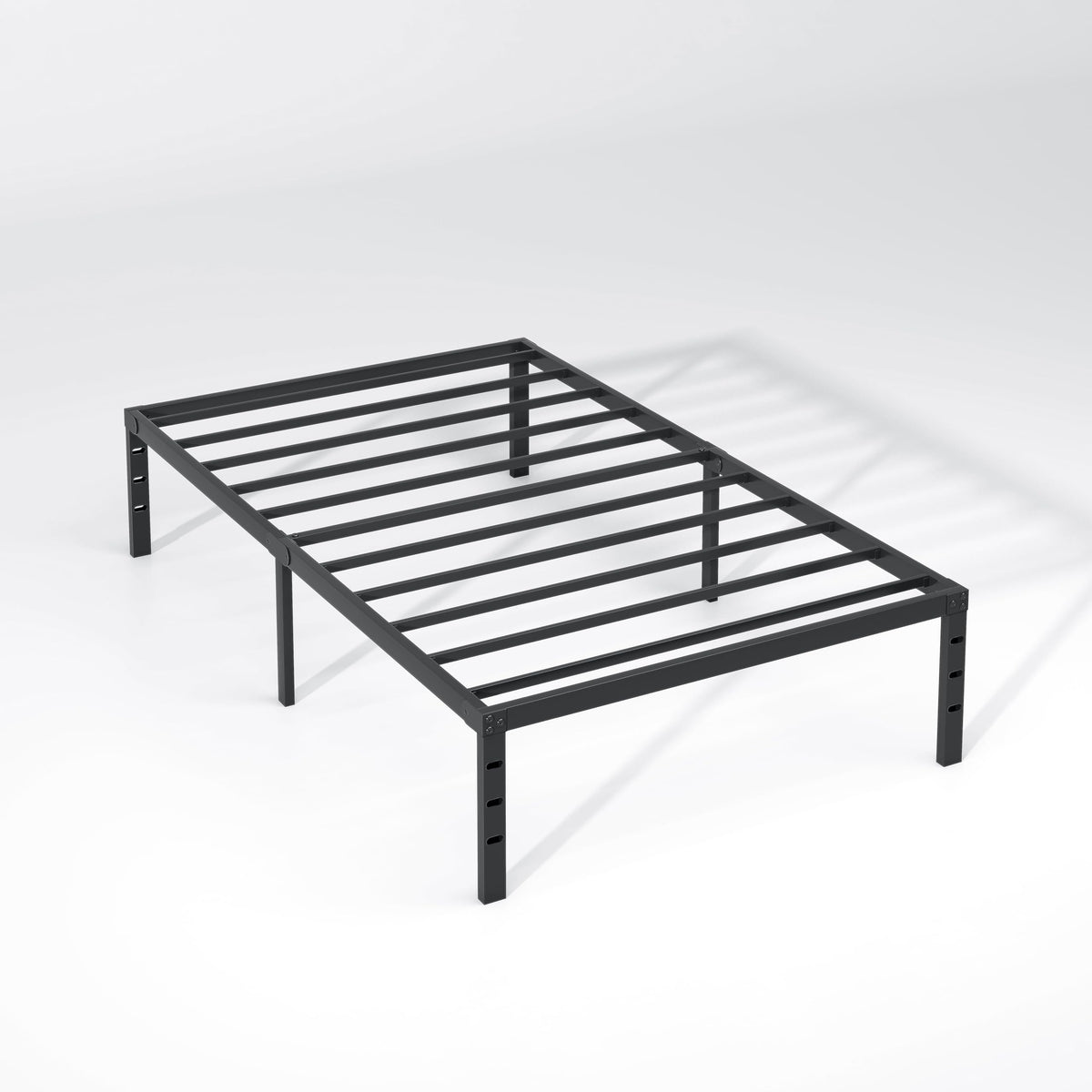 Metal Bed Frame with Storage Space, 14 Inch J845