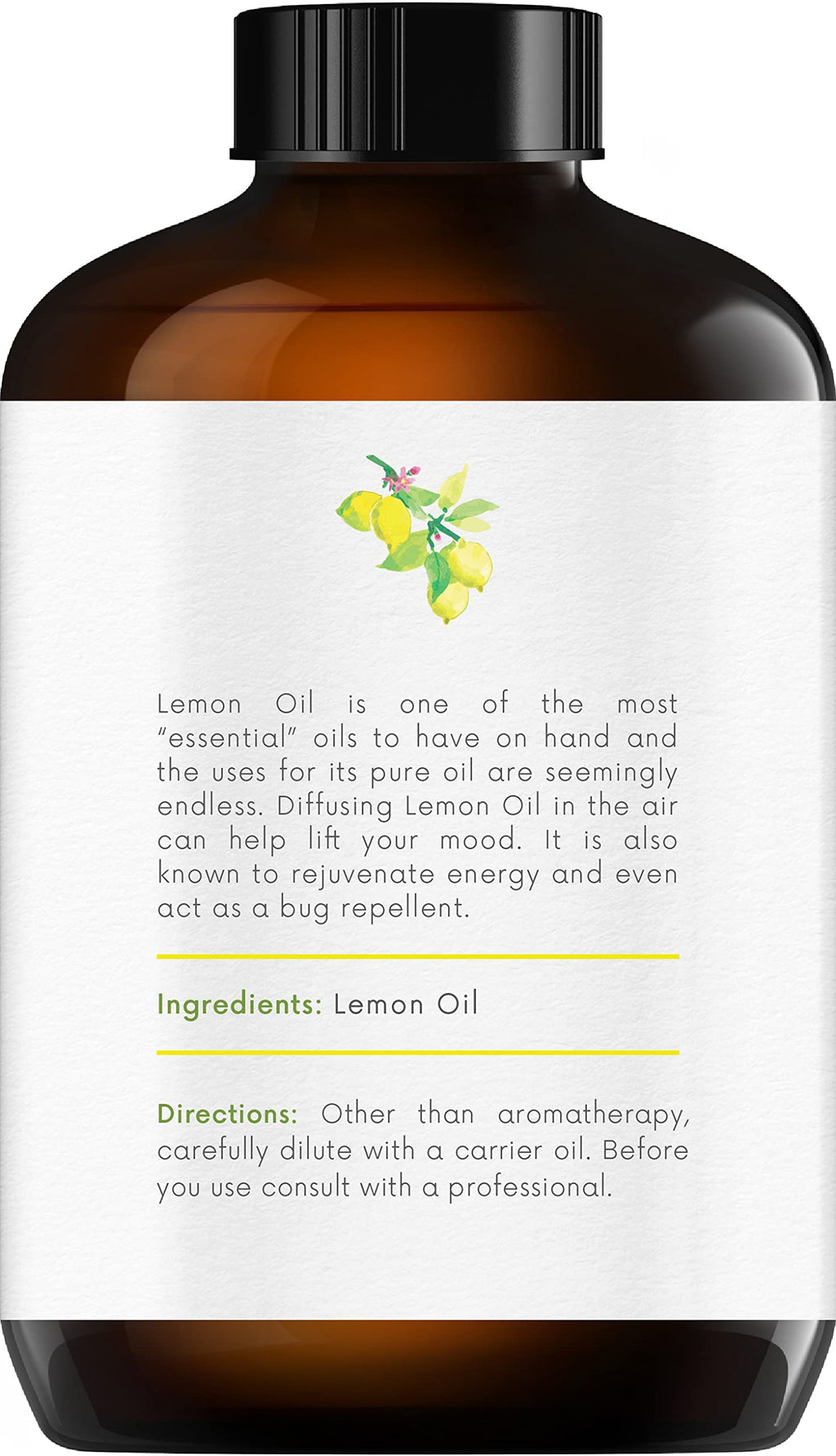 Lemon Peppermint Lavender Essential Oil Set 4 Fl. Oz O4983
