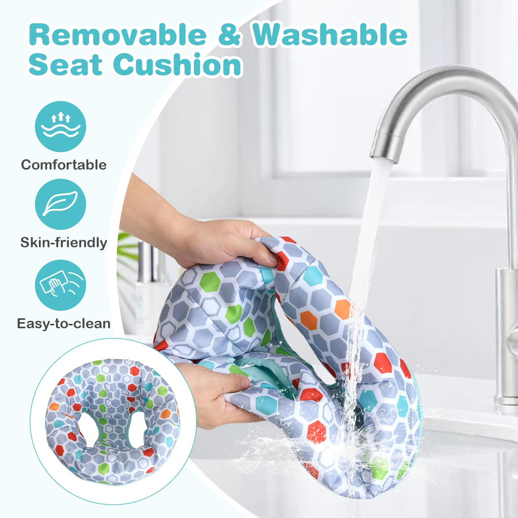 5 in 1 Baby Activity Center with Removable Toys White H184388
