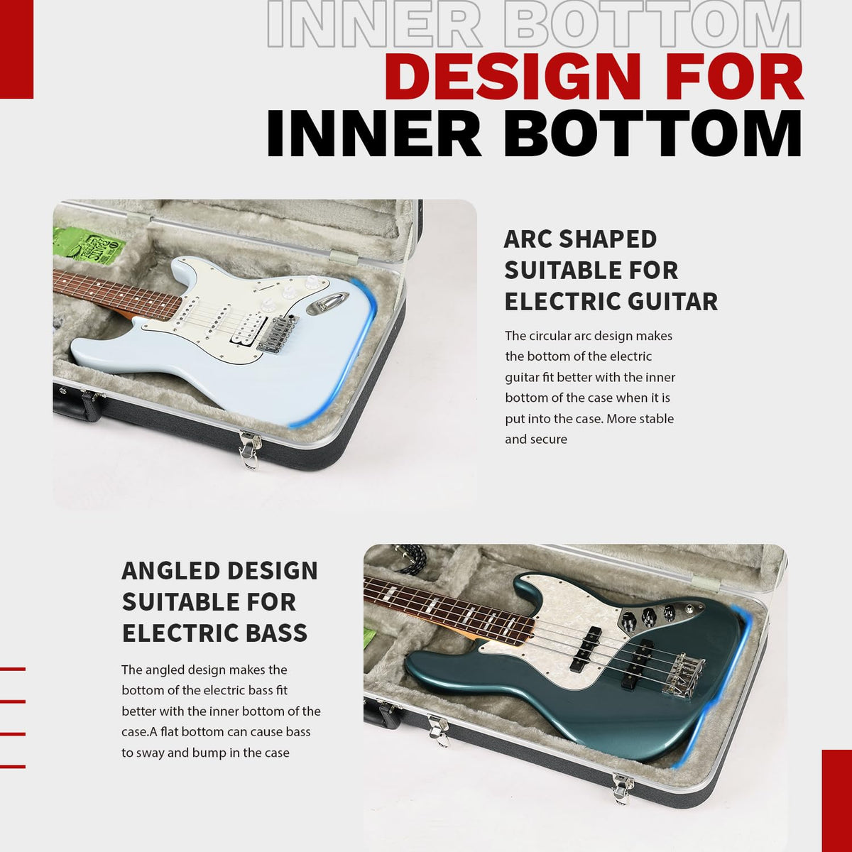 Electric Guitar ABS Hard Case L417