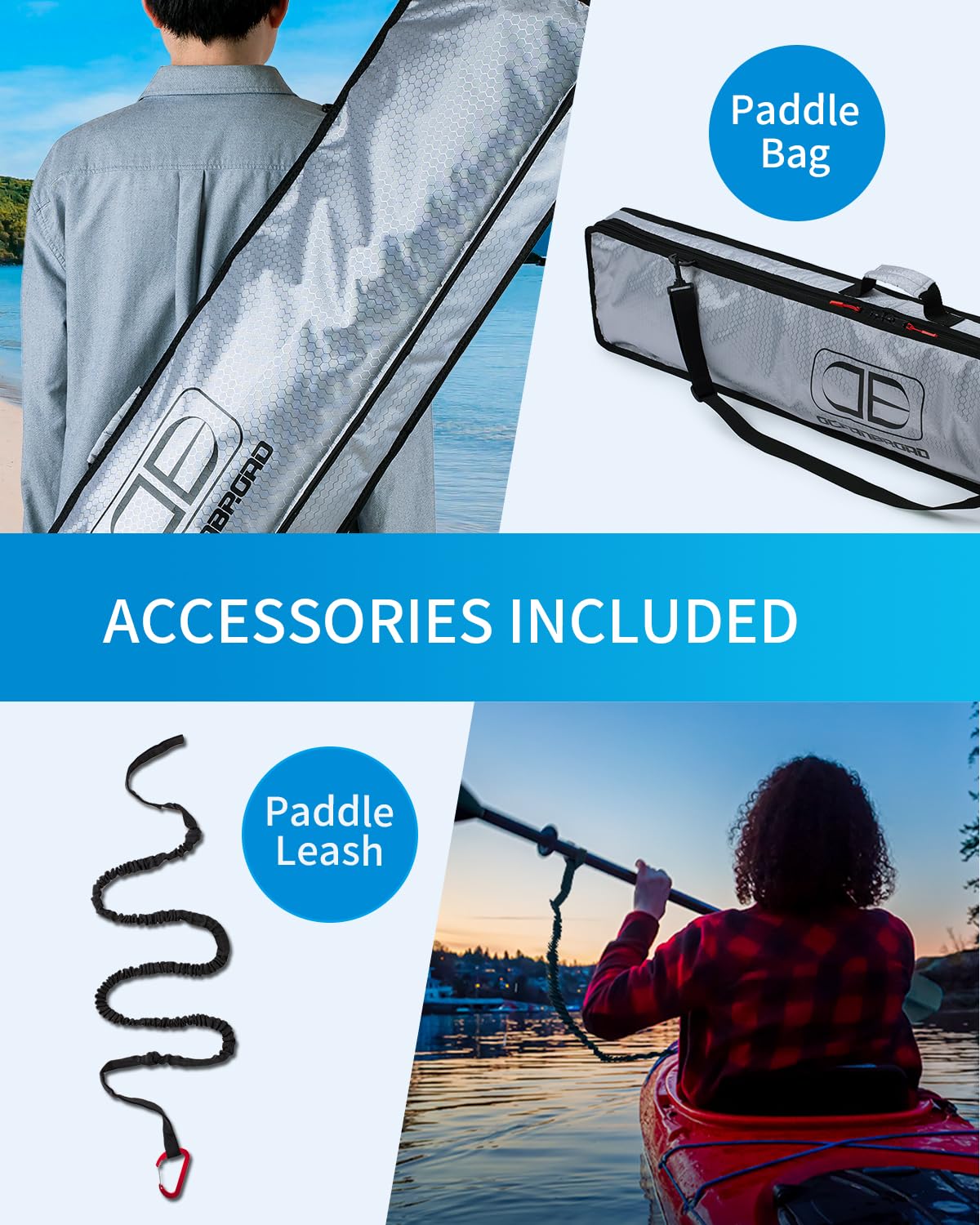 Lightweight Full Carbon Fiber Kayak Paddle S524