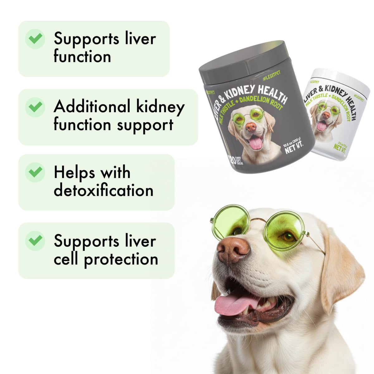 Milk Thistle Dandelion Root Turmeric Curcumin Dog Supplement 120 Soft Chews E707394