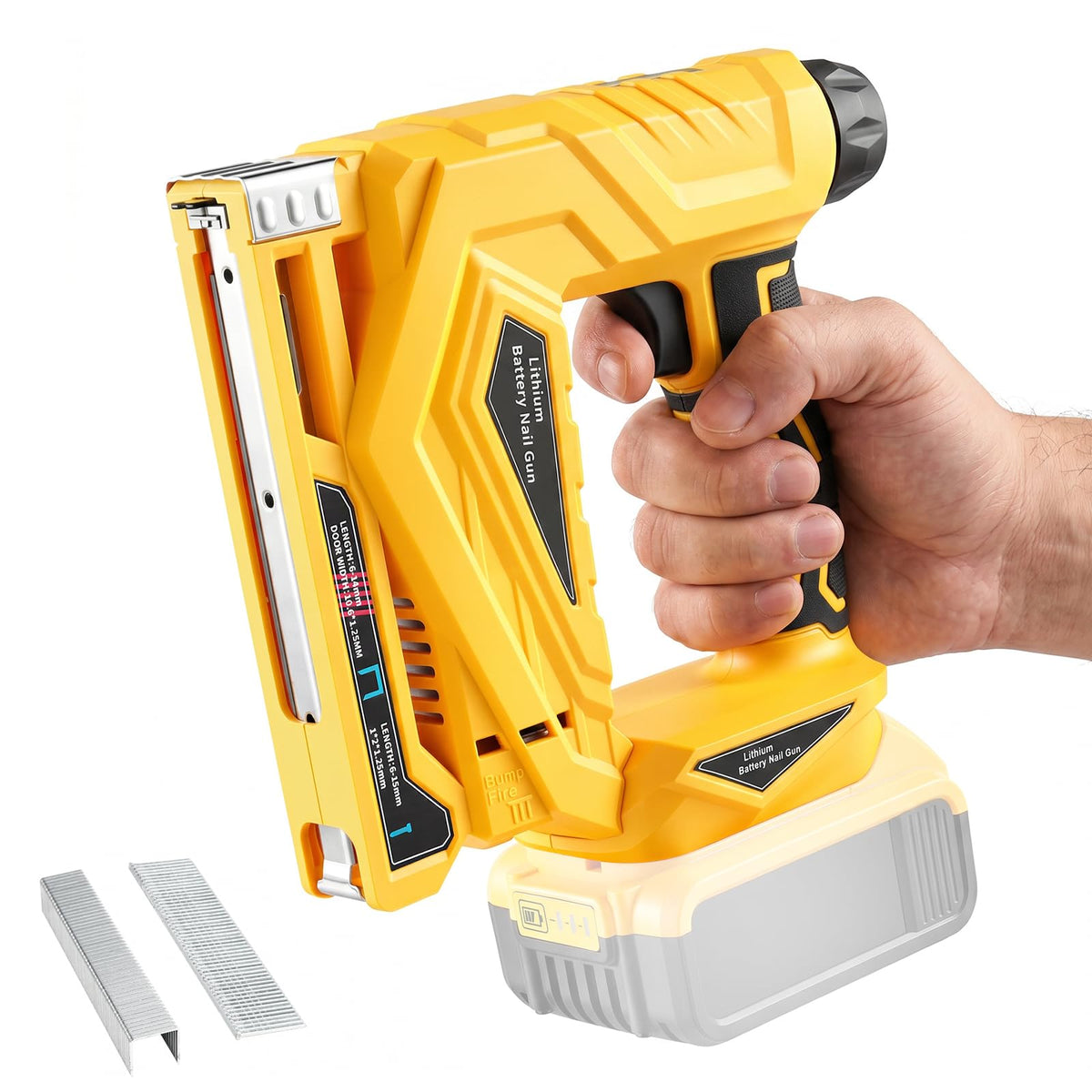 18 Gauge Cordless Brad Nailer and Narrow Crown Stapler L9583