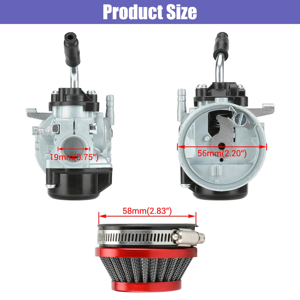 2 Stroke Engine Carburetor Kit C709