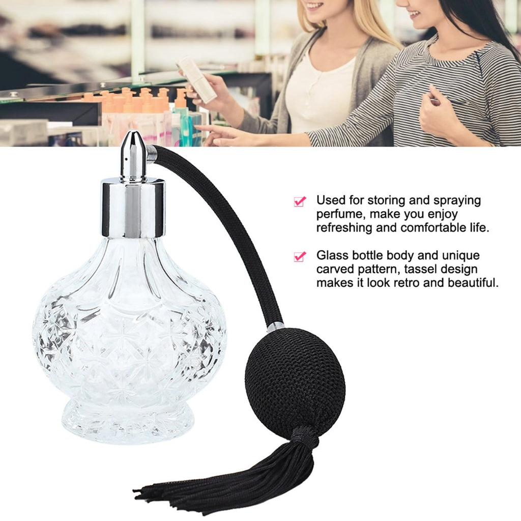 Glass Perfume Bottle Refill Spray Bottle Atomizer 80ml D202226