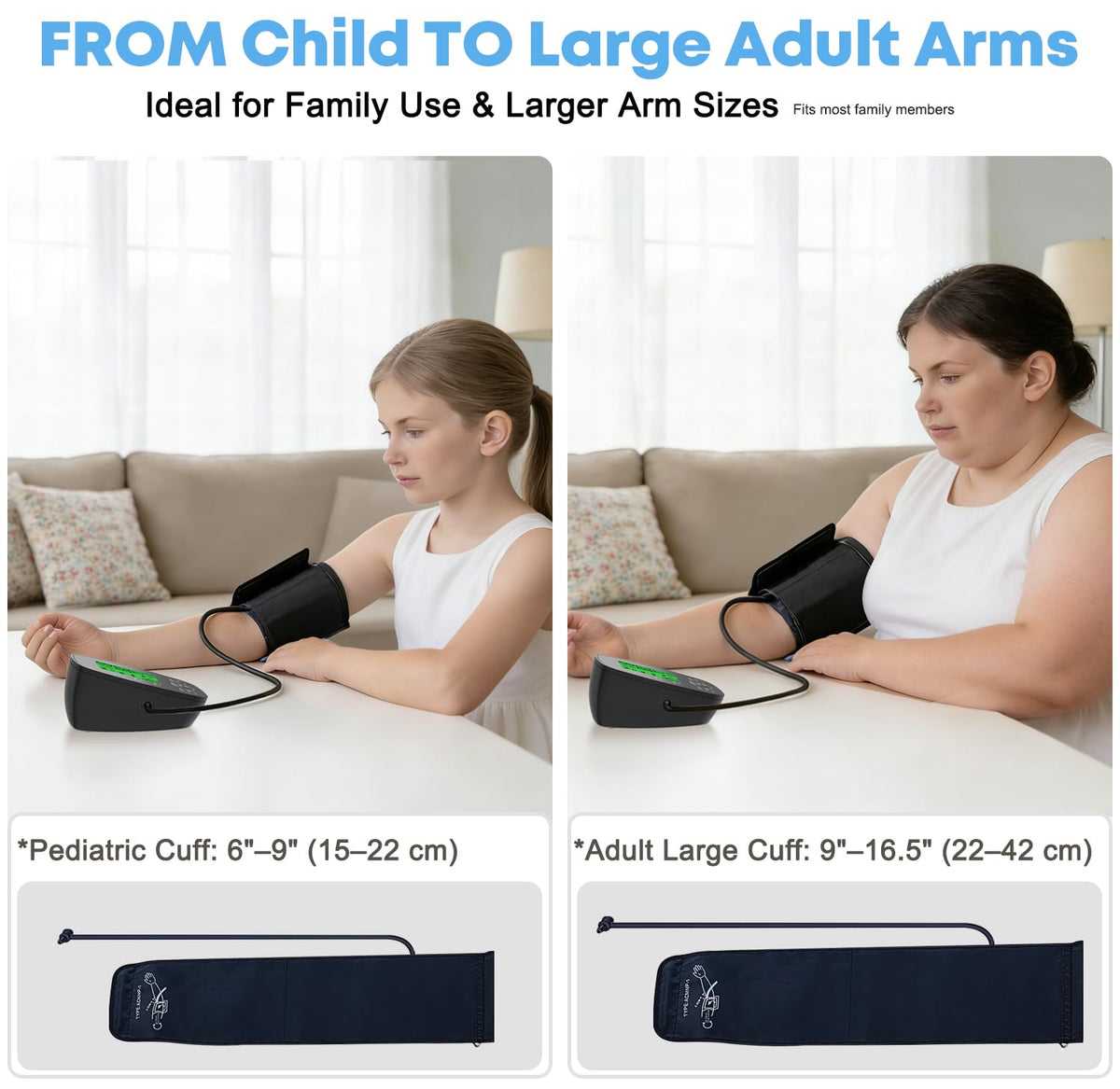 Blood Pressure Monitor with 2 Size Cuffs N23757