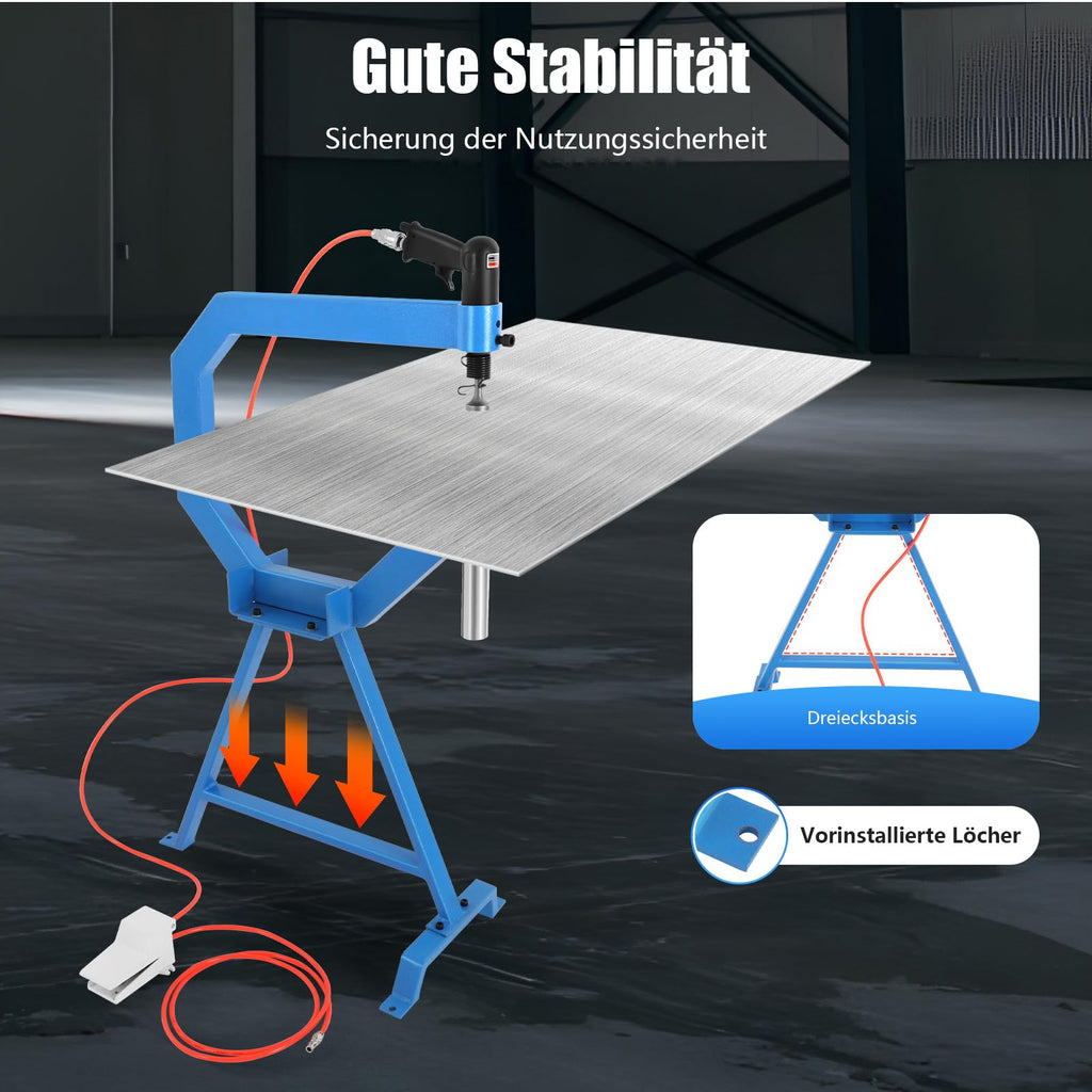 Pneumatic Planishing Hammer with 1"/2"/3" Anvils J81163