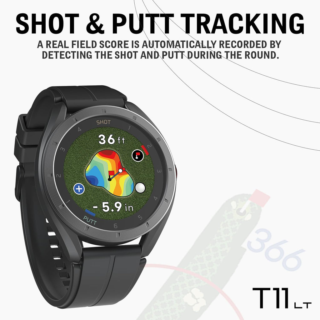 GPS Golf Watch with Green Undulation Slope Mode 1.2" Color Touchscreen P384963