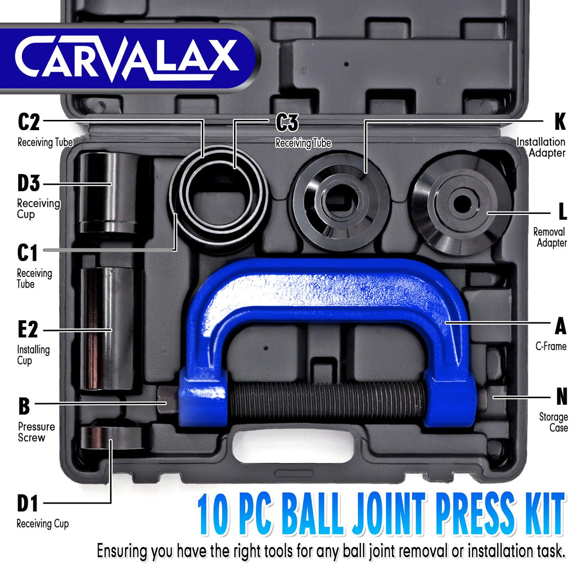 10-Piece Ball Joint Press Kit O88857