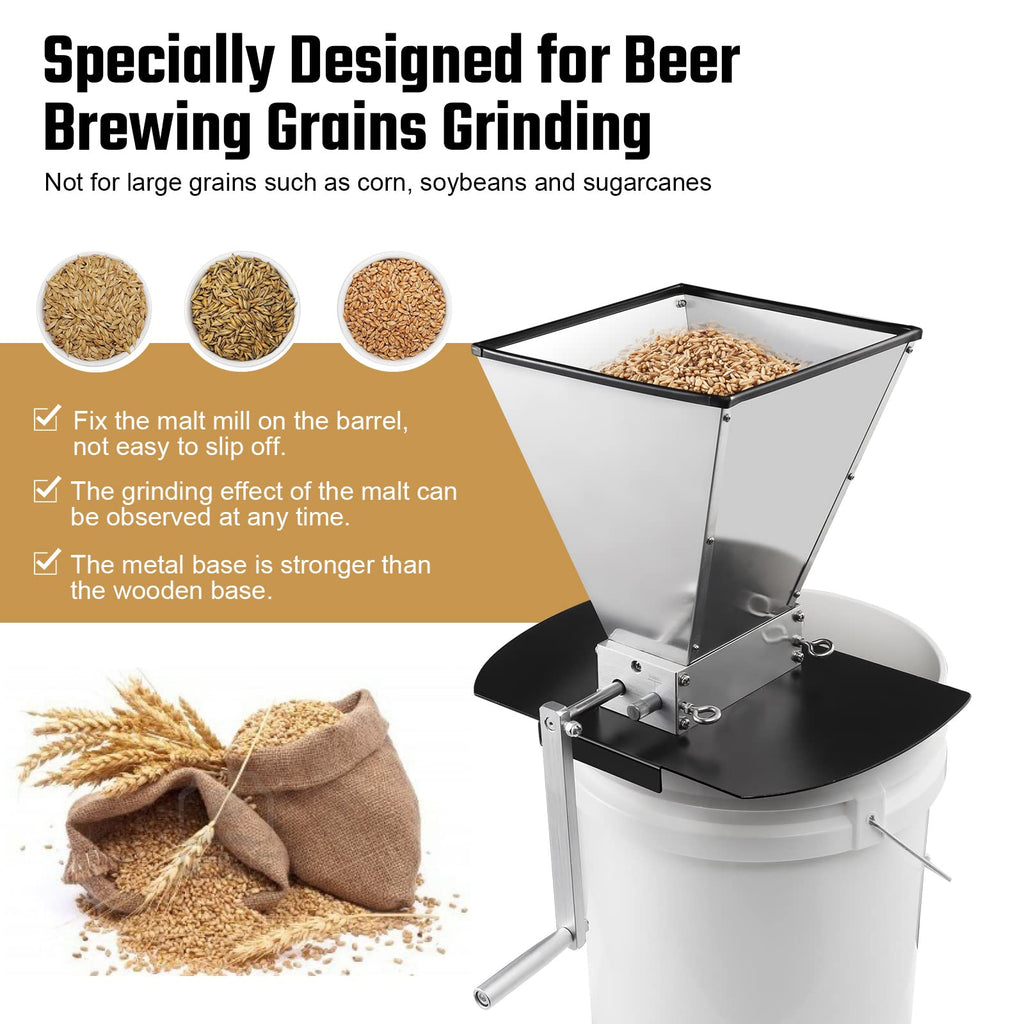 Manual Grain Mill with Stainless Steel Roller F6693