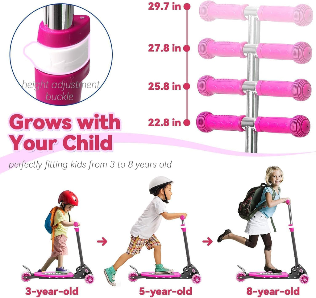3 Wheel Kids Scooter with LED Light Up W997