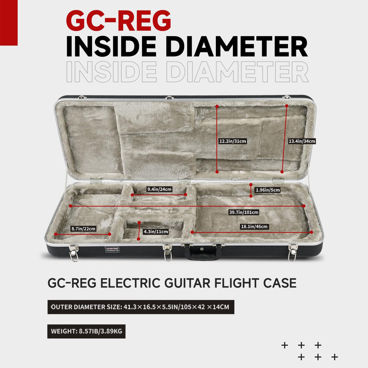 Electric Guitar ABS Hard Case L417