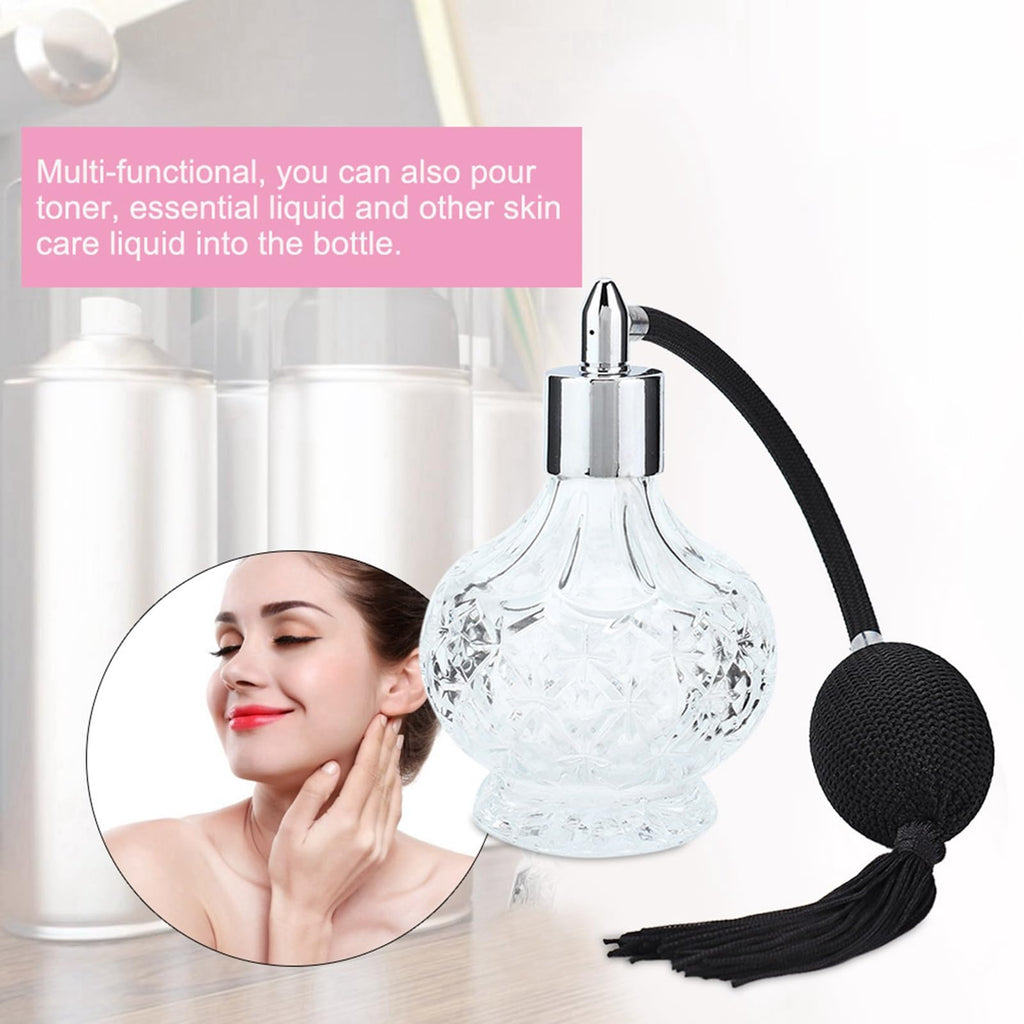 Glass Perfume Bottle Refill Spray Bottle Atomizer 80ml D202226