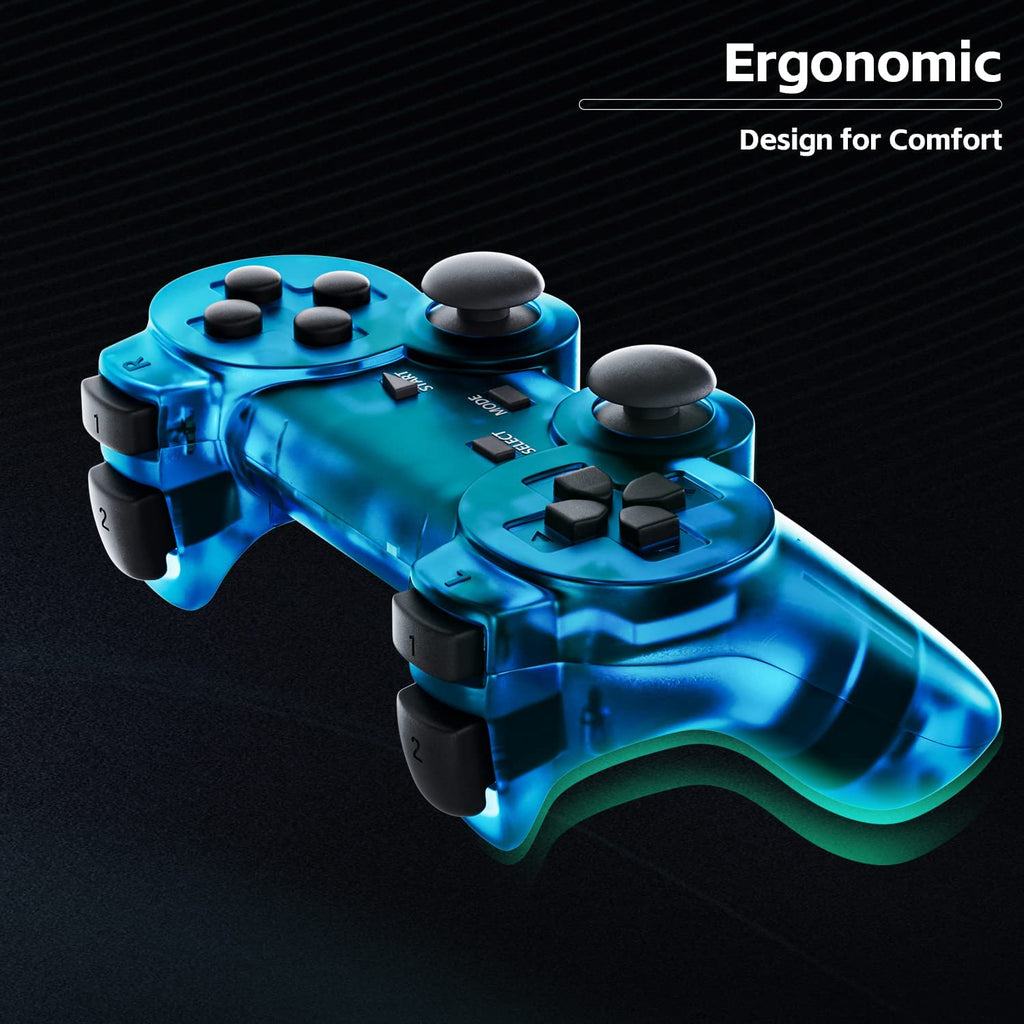 Wireless Controller Double Vibration ClearBlue and ClearGreen L925