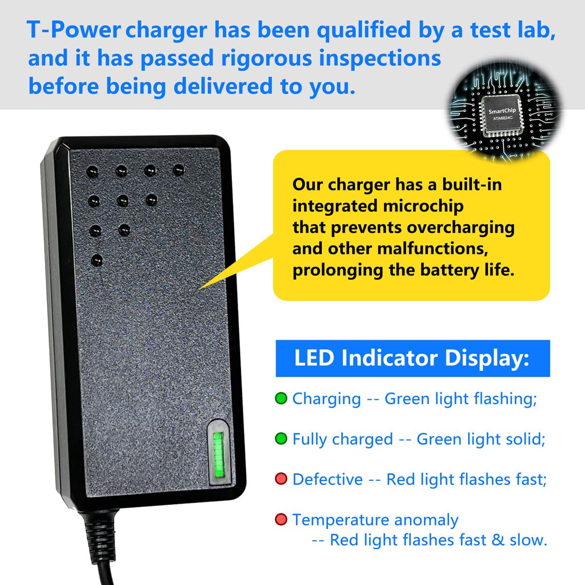 42V Lithium Battery Charger F26707