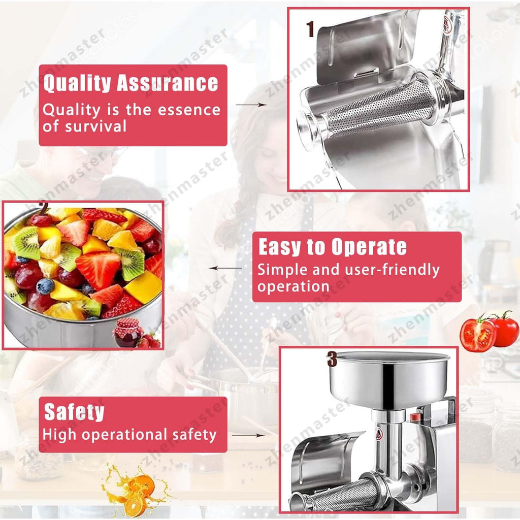 450W Electric Tomato Strainer with Seed Separator S344086