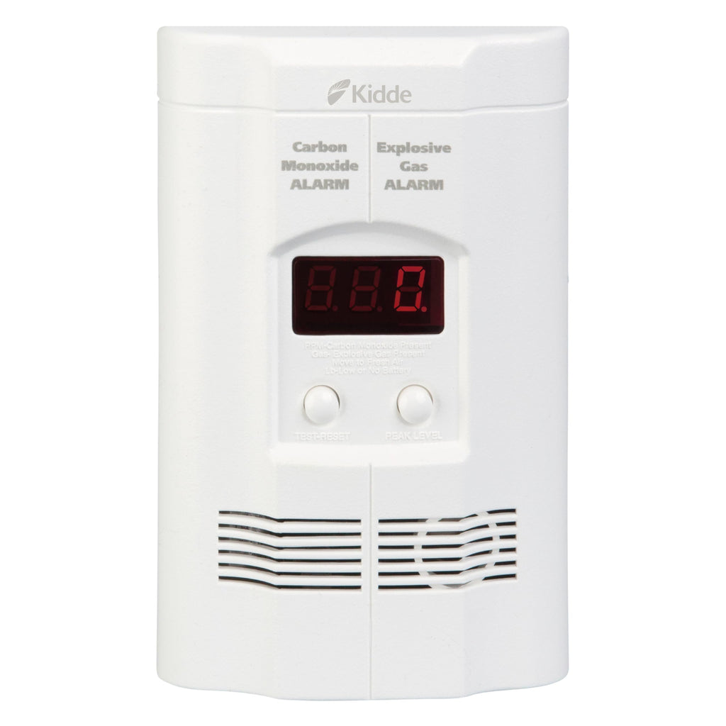 Carbon Monoxide & Explosive Gas Detector, Plug-in with Battery Backup B730