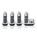 Digital Cordless Telephone with Answering Machine 4 Handsets DECT 6.0 A98255