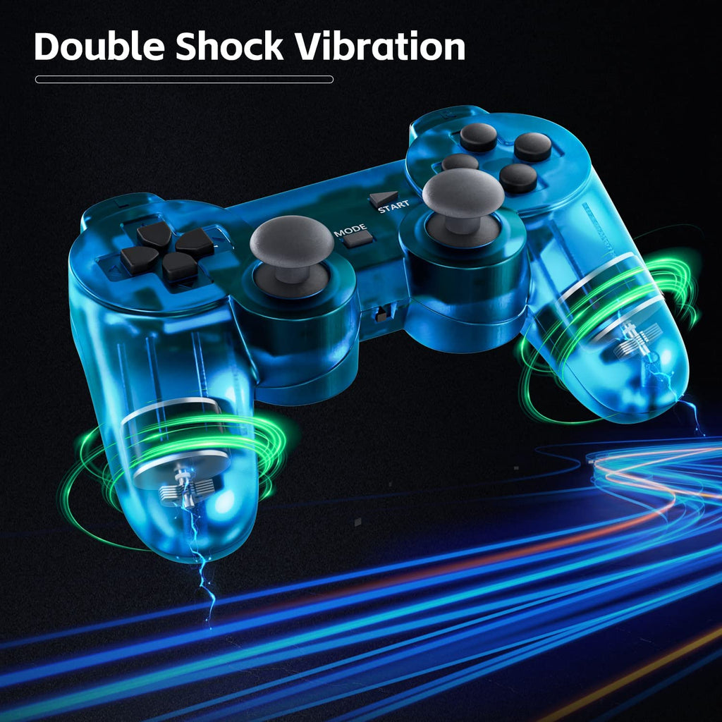 Wireless Controller Double Vibration ClearBlue and ClearGreen L925