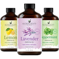 Lemon Peppermint Lavender Essential Oil Set 4 Fl. Oz O4983