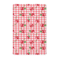 Cherry Buffalo Plaid Fitted Crib Sheet D480