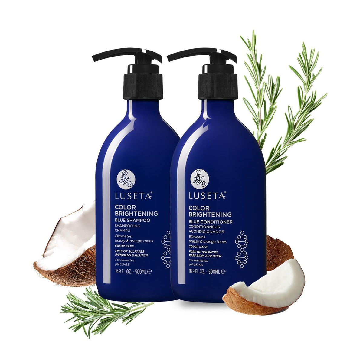 Blue Shampoo & Conditioner Set 2x16.9oz P1058