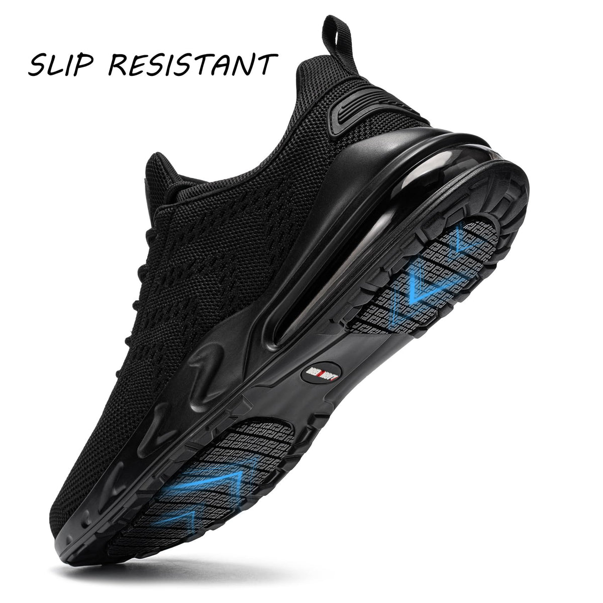 Men Non Slip Waterproof Slip-on Work Shoes I2873