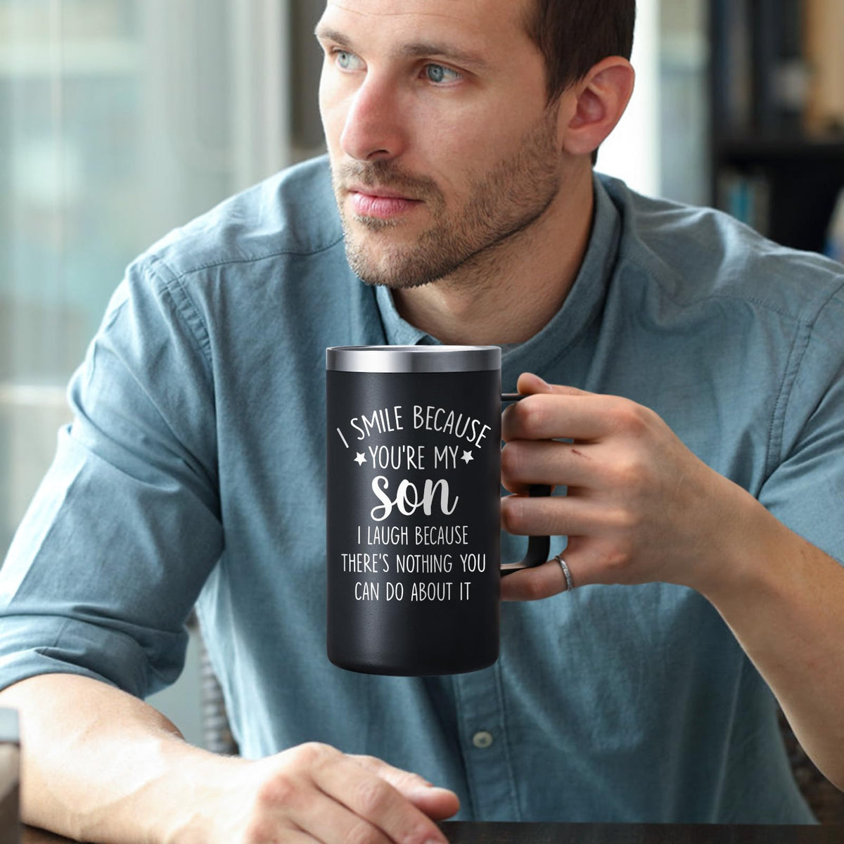 20oz Stainless Steel Insulated Coffee Mug U821