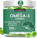 Vegan Omega-3 Algae Oil Softgels with DHA & EPA, 120 Softgels N430