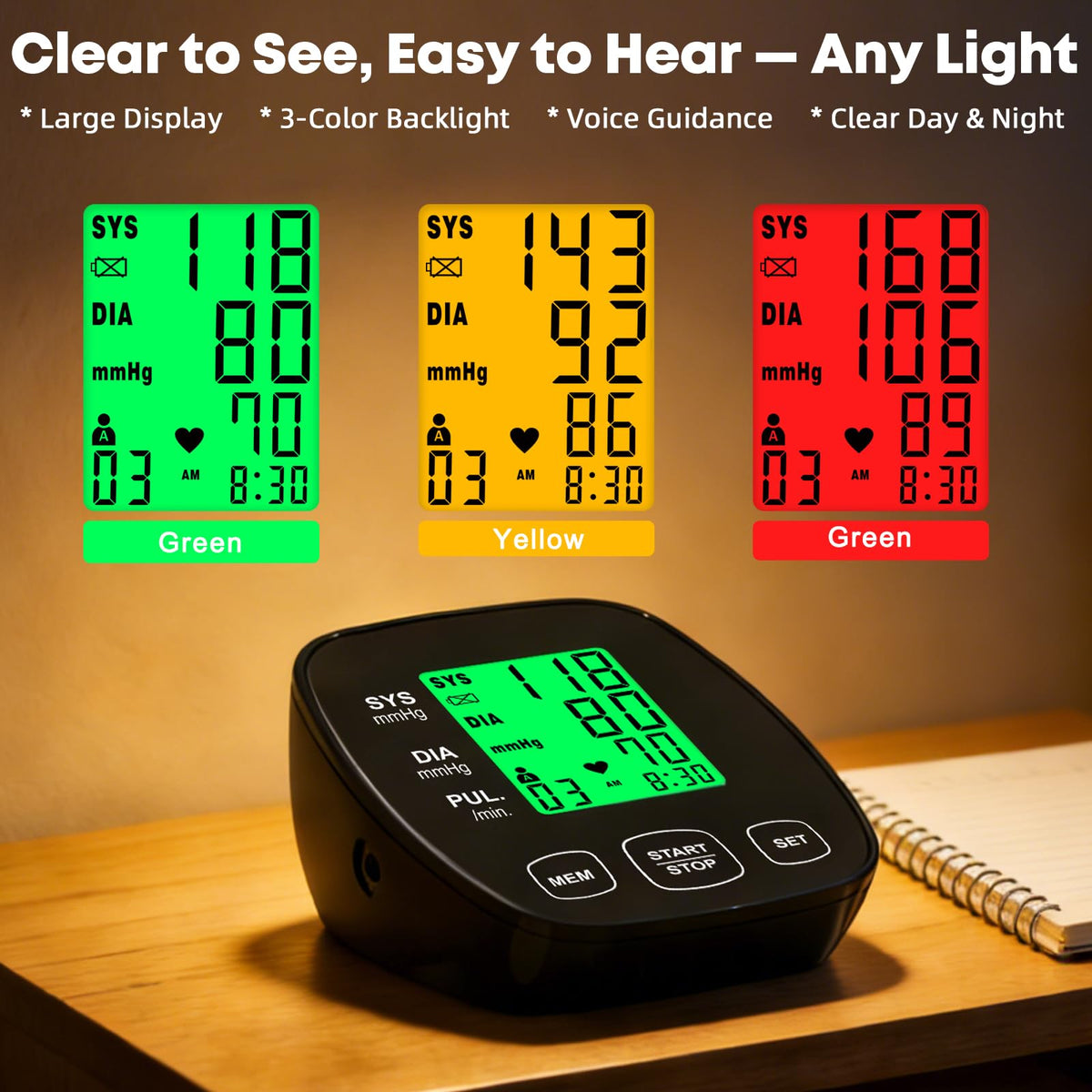 Blood Pressure Monitor with 2 Size Cuffs N23757