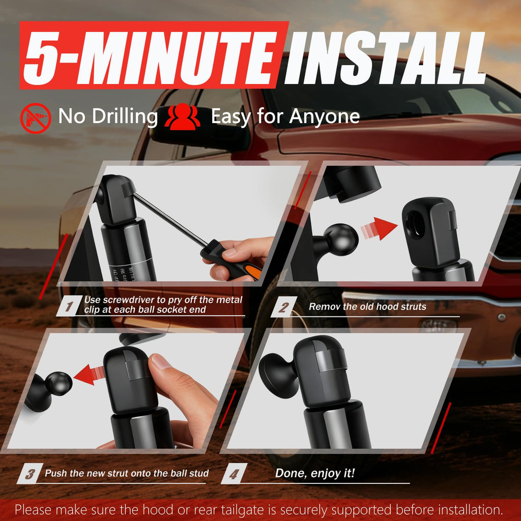 Rear Hatch Struts 2Pcs I28552