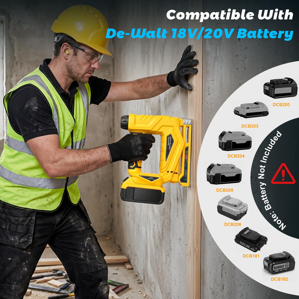 18 Gauge Cordless Brad Nailer and Narrow Crown Stapler L9583