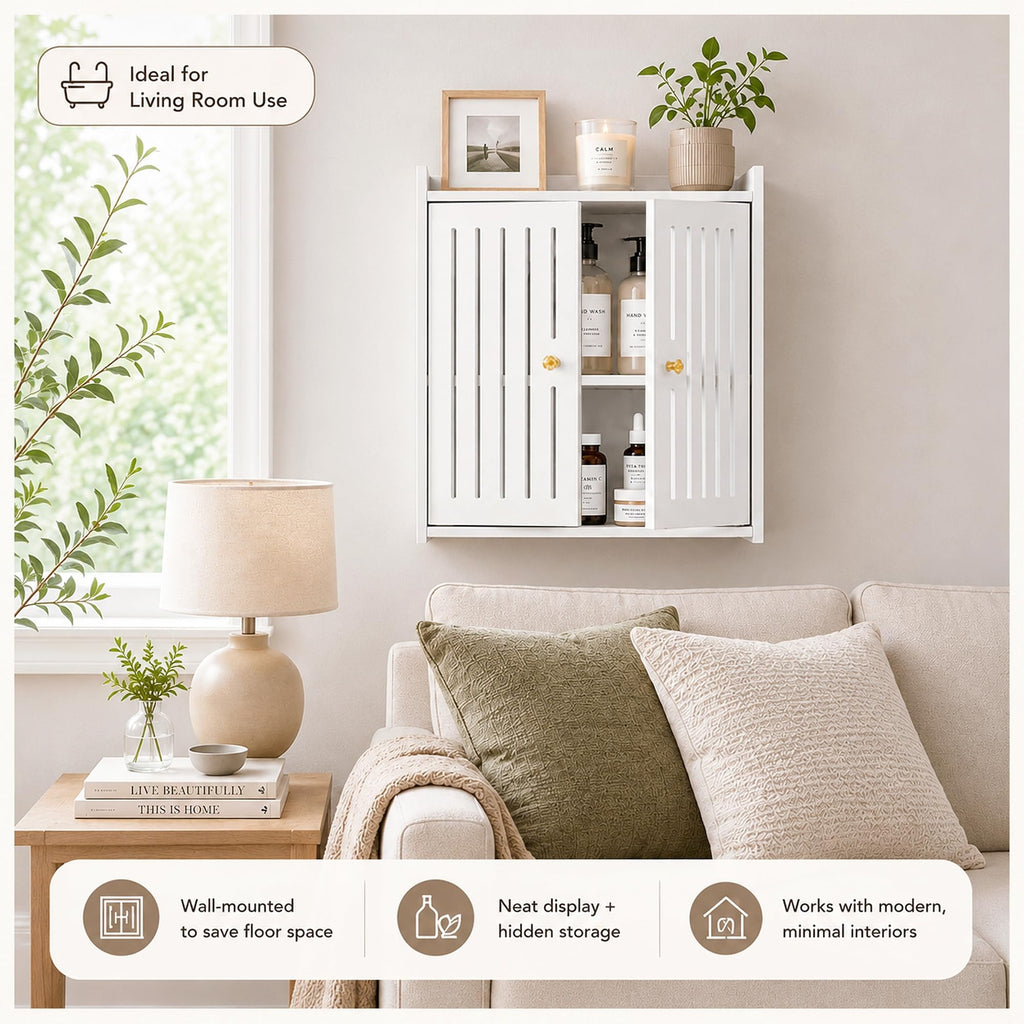 3-Tier Wall Bathroom Storage Cabinet M189297
