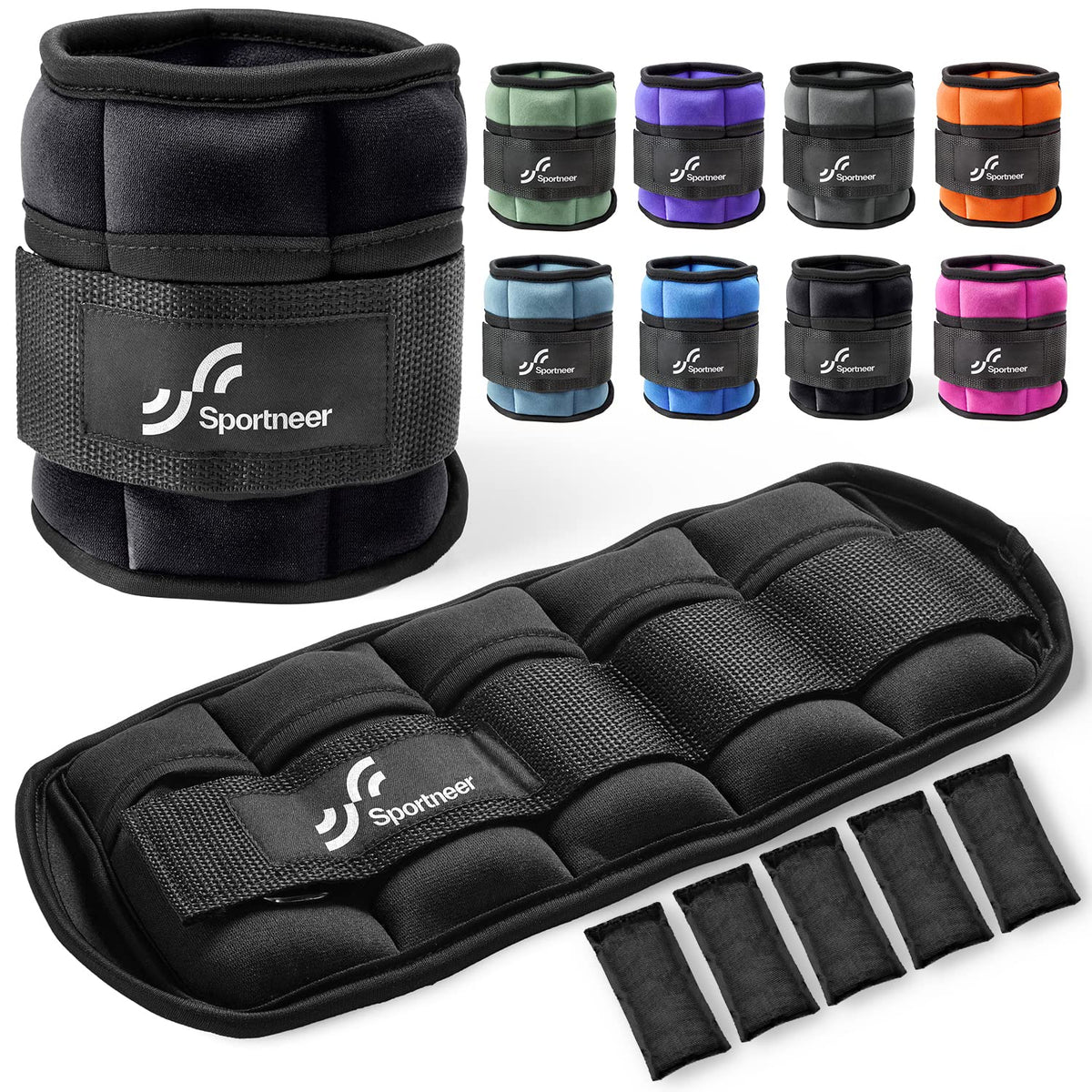 Adjustable Ankle and Wrist Weights Pair of 4lb C7066