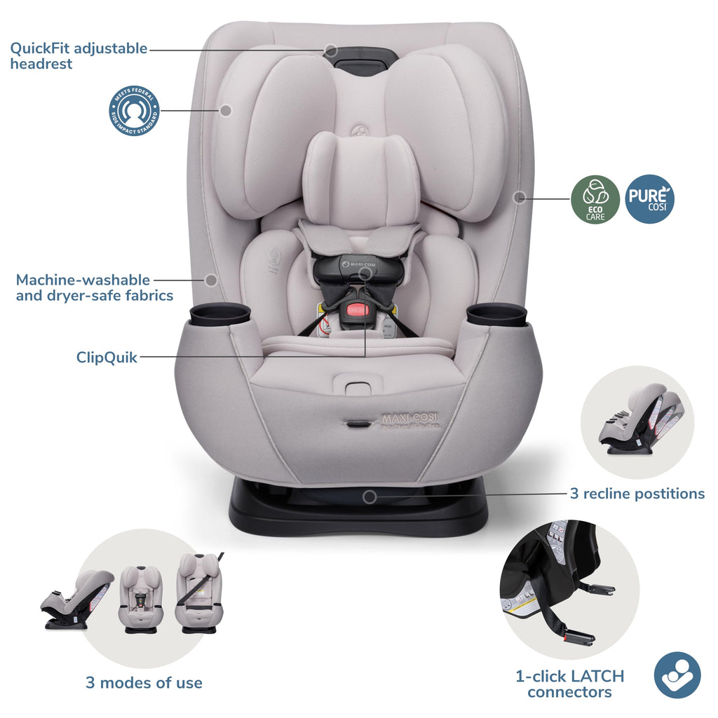 3-in-1 Convertible Car Seat, 5-100 lbs V837