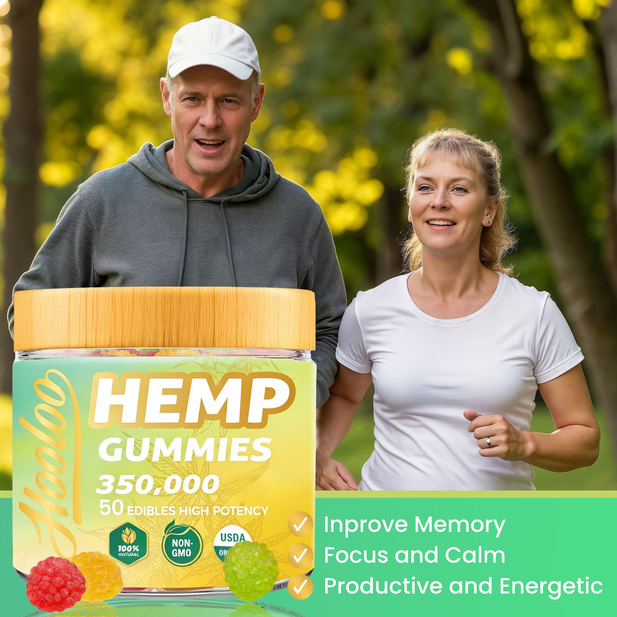 Fruity Hemp Gummies 2 Packs A42637