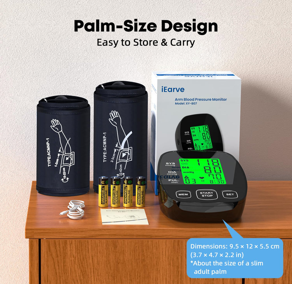 Blood Pressure Monitor with 2 Size Cuffs N23757