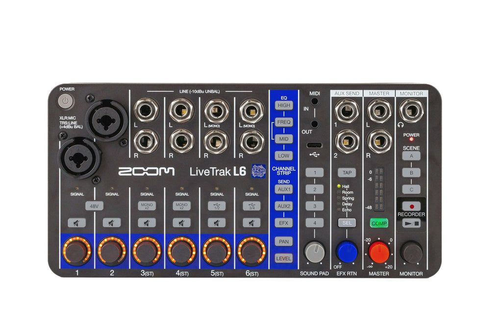 LiveTrak L6 Mixer/Recorder F492275